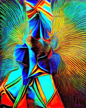 Abstract Horse I Digital Painting. 40 x 50cm. Print. ©2024 Keith Edwards
